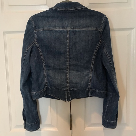 White House Black Market Denim Jacket - Picture 3 of 6